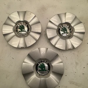 Original Skoda Radzierkappen Felgendeckel Nabendeckel 3 Stück 1U0601151 B