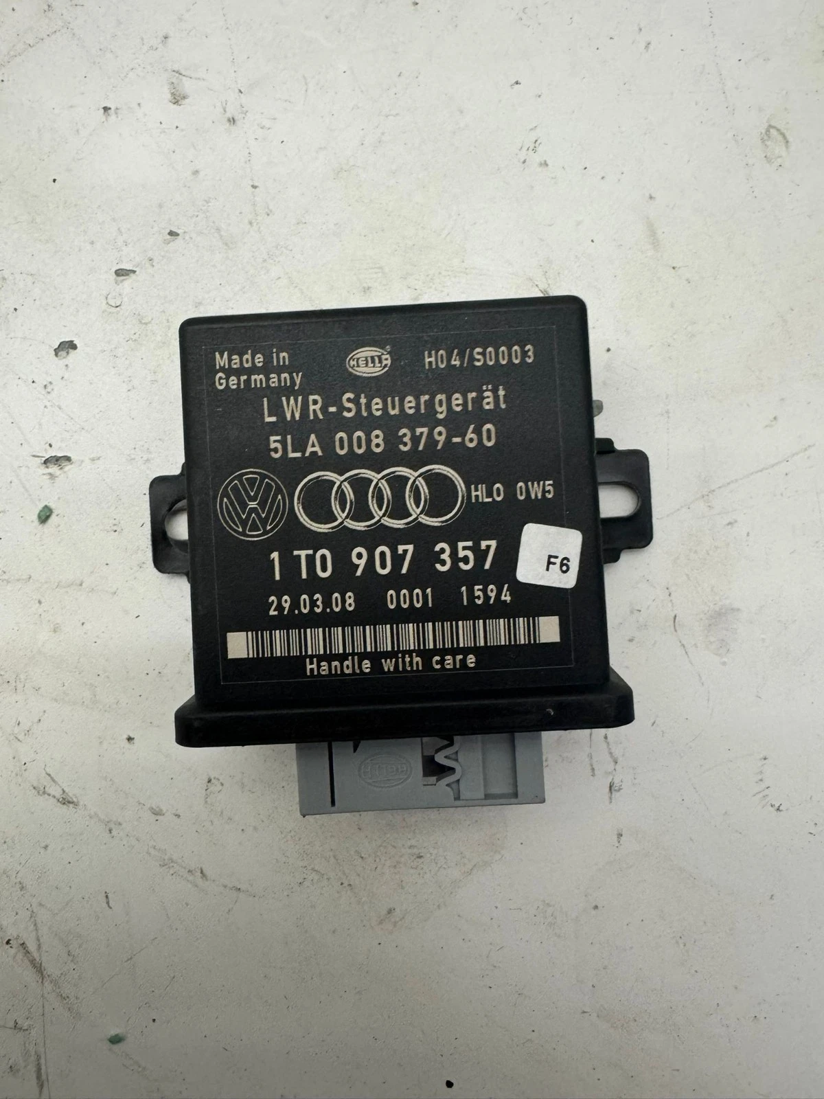 Original VW Audi Seat Skoda LWR Leuchtweitenregulierung Steuergerät 1T0907357