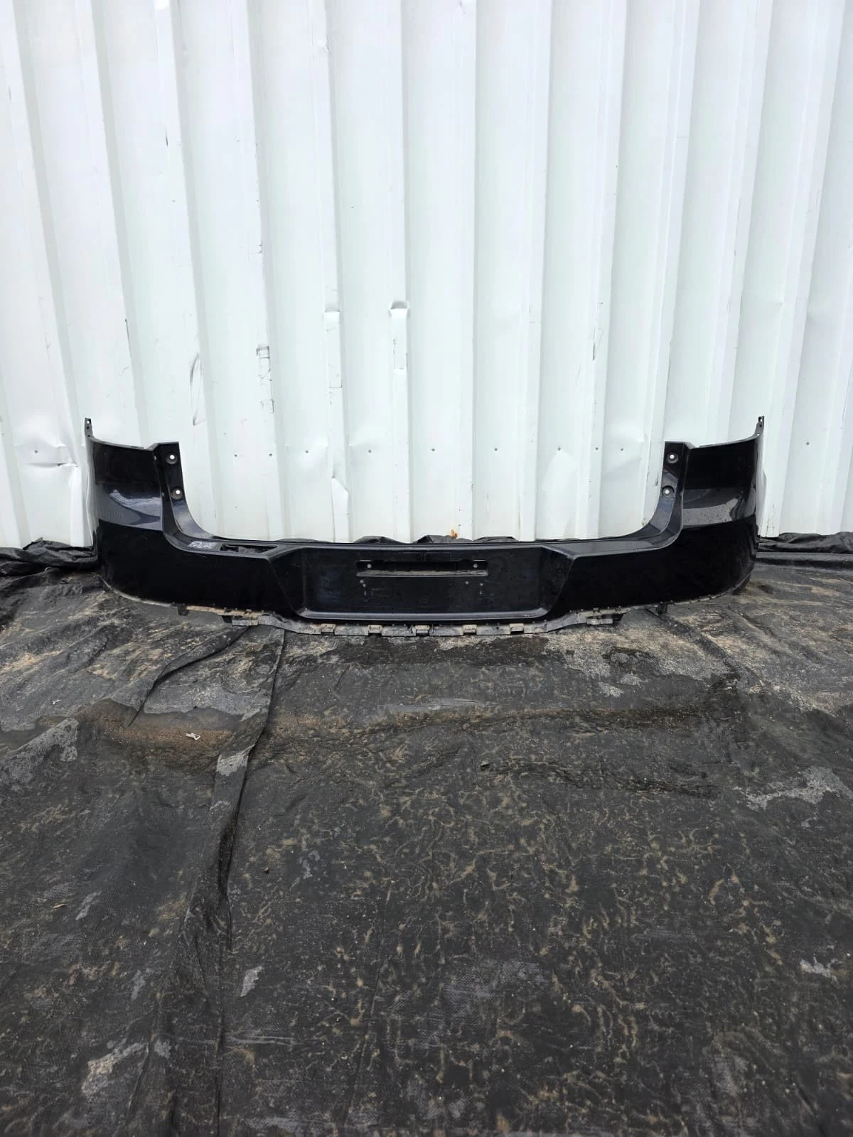 Original VW Tiguan Heckstoßstange Stoßstange hinten schwarz 5N0807421G
