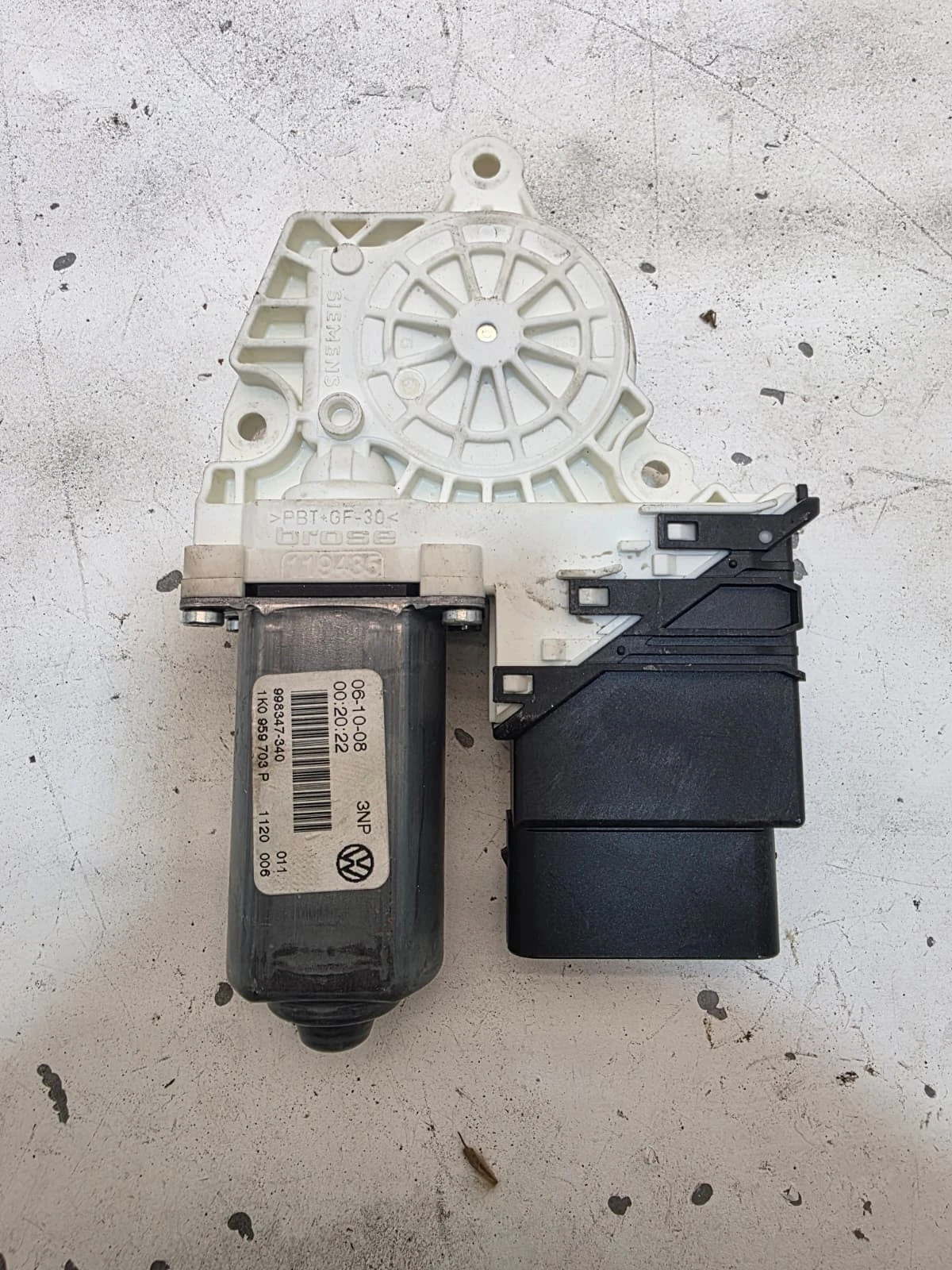 Original VW Golf 5 Passat 3C Fensterhebermotor Motor hinten links 1K0959703P