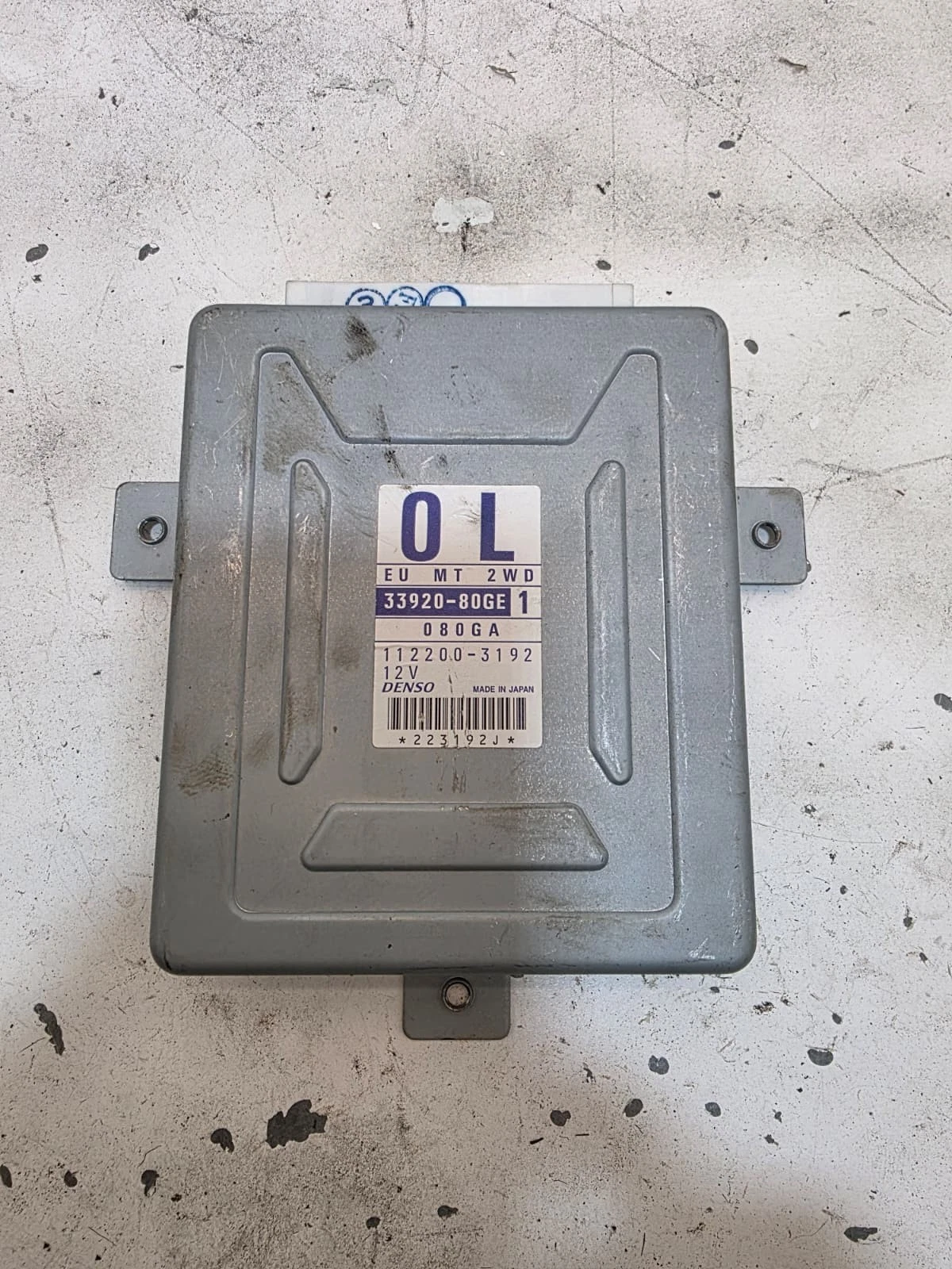 Original Suzuki Ignis Motorsteuergerät Steuergerät 3392080GE1 1122003192