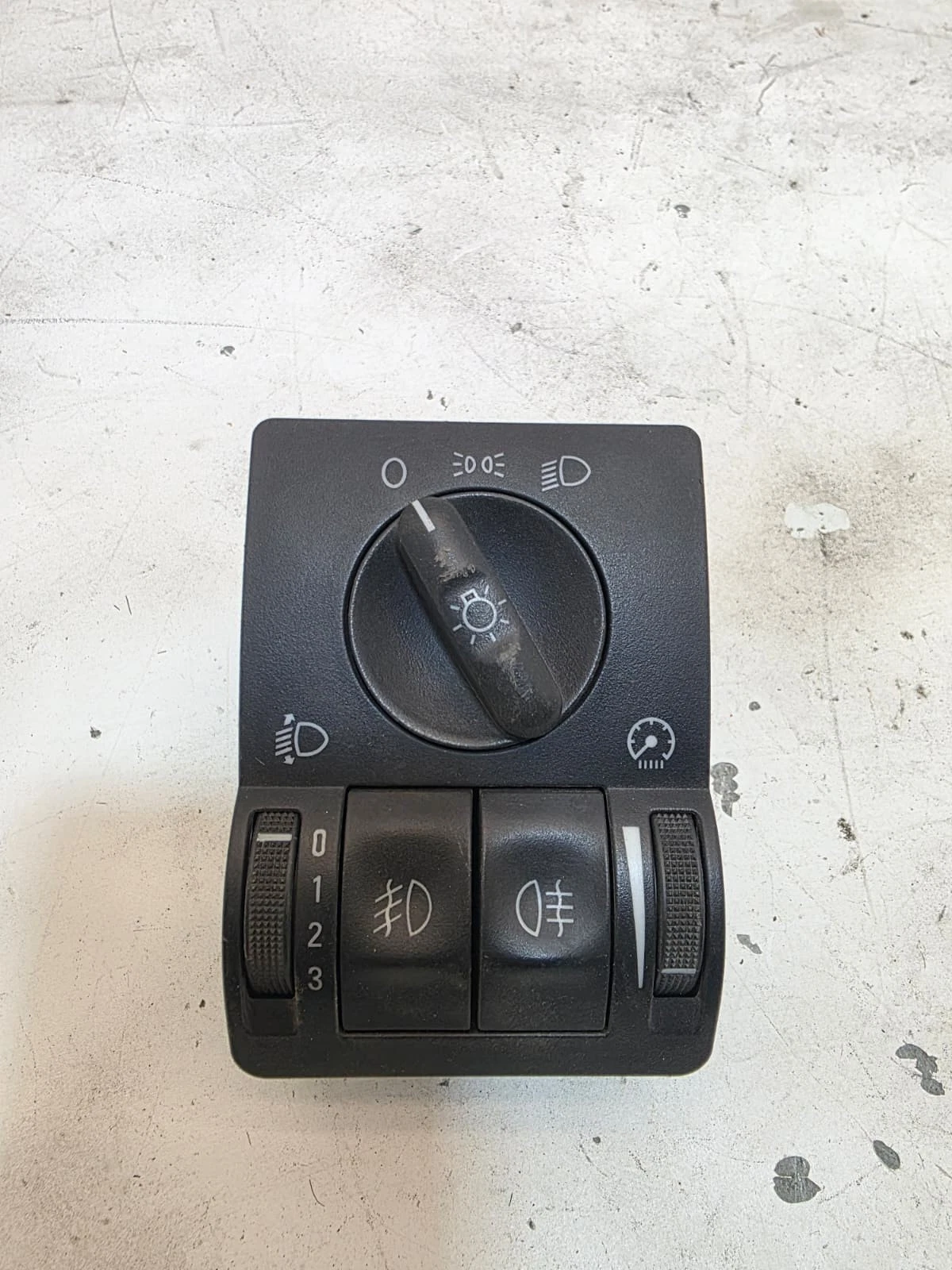Original Opel Corsa C Tigra B LWR LWS Lichtschalter Regler 9116608