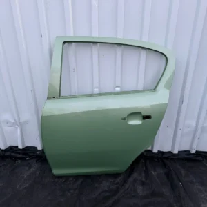 Original Opel Corsa D hinten links 5 Türer grün hellgrün nackt Top Zustand