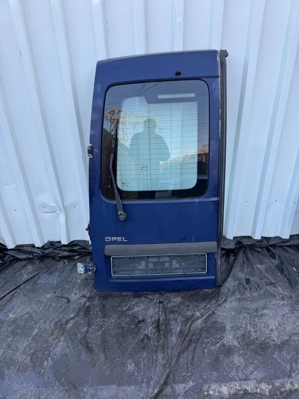 Original Opel Combo C Flügeltür Tür hinten links dunkelblau
