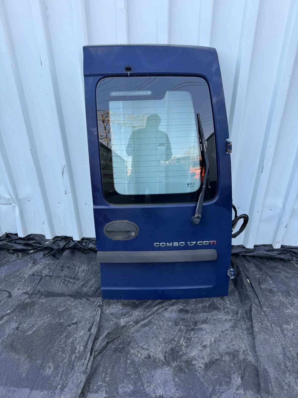 Original Opel Combo C Flügeltür Tür hinten rechts dunkelblau