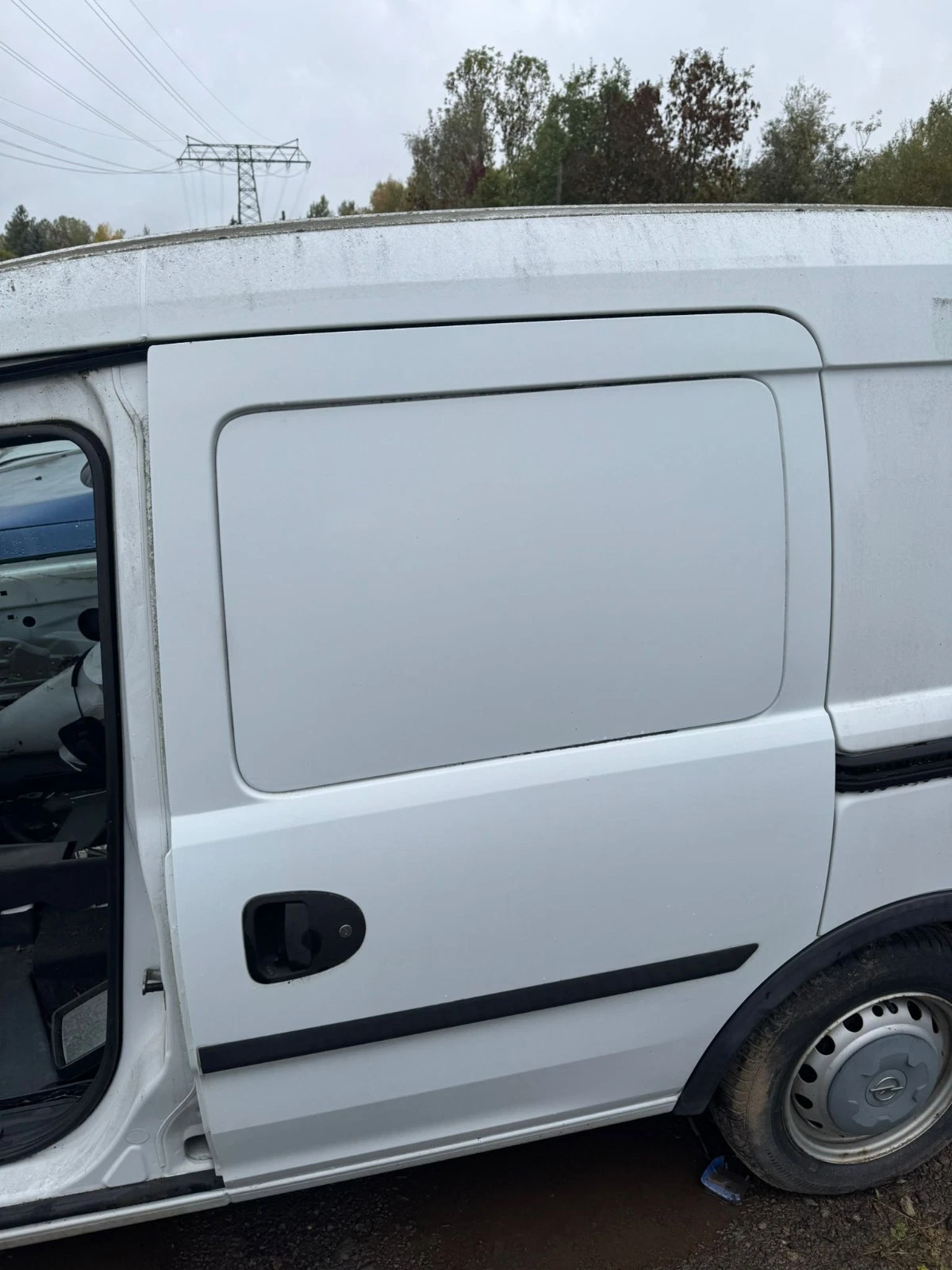 Original Opel Combo C Schiebetür Tür hinten links weiß TOP